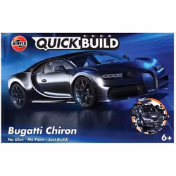 QUICKBUILD : Voiture Bugatti Chiron - Noire