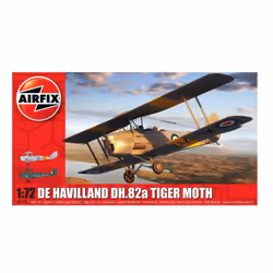 Airfix A02106, Modèle réduit d’aéronef à aile fixe, Kit de montage, 1:72, deHavilland Tiger Moth, unisexe, 42 pièce(s)