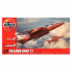 Airfix A02105, Modèle réduit d’aéronef à aile fixe, Kit de montage, 1:72, Folland Gnat T.1, unisexe, Plastique