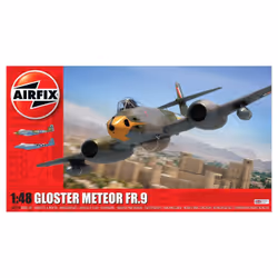 Airfix A09188, Modèle réduit d’aéronef à aile fixe, Kit de montage, 1:48, Gloster Meteor FR.9, unisexe, Plastique