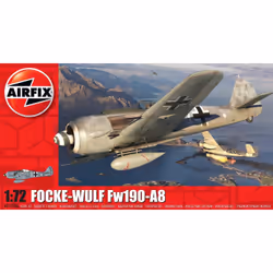 Airfix A01020A, Modèle réduit d’aéronef à aile fixe, Kit de montage, 1:72, Focke Wulf Fw190A-8, unisexe, Plastique
