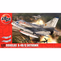 Airfix A03029A, Modèle réduit d’aéronef à aile fixe, Kit de montage, 1:72, Douglas A-4B/Q Skyhawk, unisexe, Plastique