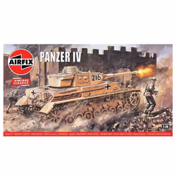 Airfix A02308V, Tank model, Kit de montage, 1:76, Panzer IV F1/F2, unisexe, 101 pièce(s)