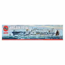 Airfix A04208V, Modèle réduit de navire militaire, Kit de montage, 1:600, HMS Ark Royal, unisexe, Plastique