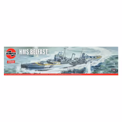 Airfix A04212V, Modèle réduit de navire militaire, Kit de montage, 1:600, HMS Belfast, unisexe, Plastique