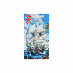 Airfix A09258V, Modèle réduit de navire de croisière, Kit de montage, 1:72, Golden Hind, unisexe, Plastique