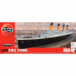 Airfix R.M.S. Titanic Gift Set 1:400, Modèle réduit de navire de passagers, Kit de montage, 1:400, Titanic, unisexe, Plastiqu ...