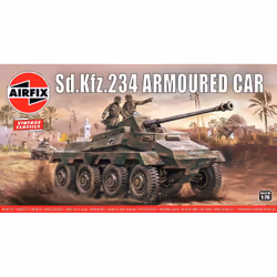Airfix A01311V, Armored fighting vehicle model, Kit de montage, 1:76, SDKFz.234, Plastique, 57 pièce(s)