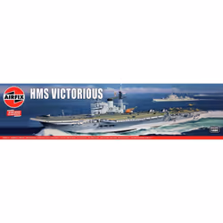 Airfix A04201V, Modèle réduit de navire militaire, Kit de montage, 1:600, HMS Victorious, unisexe, Plastique