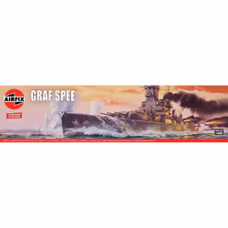 Airfix Graf Spee, Kit de montage, 1:600, Graf Spee, unisexe, Plastique, 124 pièce(s)