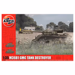 Airfix A1356, Tank model, Kit de montage, 1:35, M36B1, unisexe, Plastique