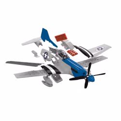Airfix D-Day P-51D Mustang Modèle réduit d’aéronef à aile fixe Kit de montage