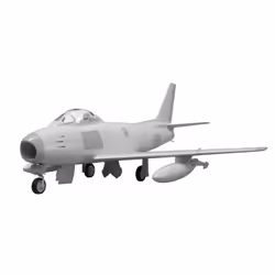 Airfix A08109, Modèle réduit d’aéronef à aile fixe, Kit de montage, 1:48, Canadair Sabre F.4, unisexe, Plastique