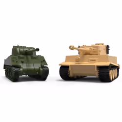 Airfix A50186, Tank model, Kit de montage, 1:72, Tiger 1, Sherman Firefly, unisexe, Plastique