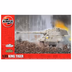 Airfix A1369, Tank model, 1:35, King Tiger, unisexe, 8 an(s), Modèle réduit de véhicule militaire terrestre