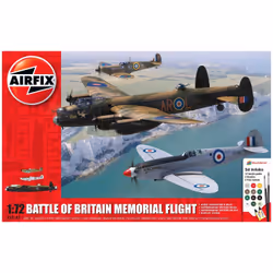 Airfix Battle of Britain Memorial Flight, Modèle réduit d’aéronef à aile fixe, Kit de montage, 1:72, unisexe, Plastique, Seco ...