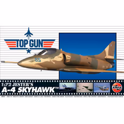 Airfix Top Gun Jester's A-4 Skyhawk, Modèle réduit d’aéronef à aile fixe, Kit de montage, 1:72, A-4 Skyhawk, unisexe, Plastiq ...
