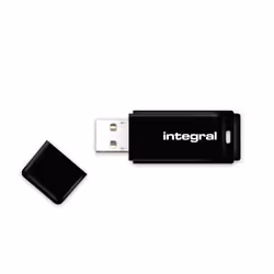 Integral 32GB USB2.0 DRIVE BLACK, 32 Go, USB Type-A, 2.0, 12 Mo/s, Casquette, Noir