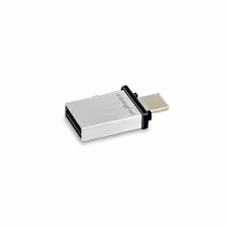 Integral 16GB Micro Fusion USB2.0 OTG, 16 Go, USB Type-A / Micro-USB, 2.0, Casquette, 3 g, Noir, Argent