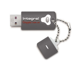 Integral 4GB Crypto Drive FIPS 197 Encrypted USB 3.0 lecteur USB flash 4 Go USB Type-A 3.2 Gen 1 (3.1 Gen 1) Gris