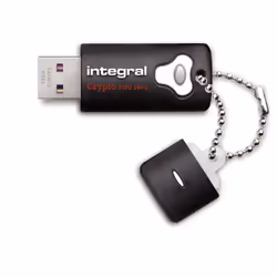 Integral 4GB CRYPTO DRIVE FIPS 140-2 ENCRYPTED USB 3.0, 4 Go, USB Type-A, 3.2 Gen 1 (3.1 Gen 1), 120 Mo/s, Casquette, Noir