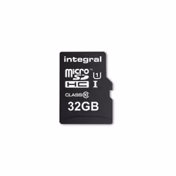 Integral 32GB SMARTPHONE AND TABLET MICROSDHC/XC CLASS 10 UHS-I U1, 32 Go, MicroSD, UHS-I, 90 Mo/s, Class 1 (U1), Noir