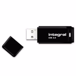 Integral BLACK 3.0, 16 Go, USB Type-A, 3.2 Gen 1 (3.1 Gen 1), Casquette, 7 g, Noir