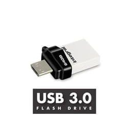 Integral MICRO FUSION USB 3.0 OTG lecteur USB flash 16 Go USB Type-A / Micro-USB 3.2 Gen 1 (3.1 Gen 1) Blanc