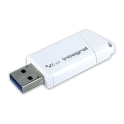 Integral 128GB USB3.0 DRIVE TURBO WHITE UP TO R-400 W-100 MBS lecteur USB flash 128 Go USB Type-A 3.2 Gen 1 (3.1 Gen 1) Blanc