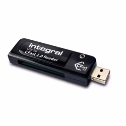 Integral USB3.0 CARDREADER SINGLE SLOT CFAST 2.0, CFast, CFast 2.0, Noir, Windows Vista, 7, 8, 10, Mac OS X+ &amp; Linux, USB ...