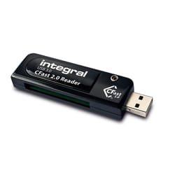 Integral USB3.0 CARDREADER SINGLE SLOT CFAST 2.0 lecteur de carte mémoire USB 3.2 Gen 1 (3.1 Gen 1) Noir