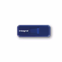 Integral 32GB USB3.0 DRIVE SLIDE BLUE UP TO R-100 W-30 MBS, 32 Go, USB Type-A, 3.2 Gen 1 (3.1 Gen 1), 100 Mo/s, Slide, Bleu