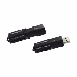 Integral USB 3.0 TWIN CARD READER, MicroSD (TransFlash), MicroSDHC, MicroSDXC, SD, SDHC, SDXC, Noir, Windows Vista, 7, 8, 10, ...