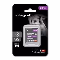 Integral INCF32G366X mémoire flash 32 Go CompactFlash Classe 1