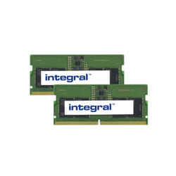 Integral 16GB (2x8GB) LAPTOP RAM MODULE KIT DDR5 5600MHZ PC5-44800 UNBUFFERED NON-ECC 1.1V 1GX16 CL46 module de mémoire 16 Go 2 x 8 Go