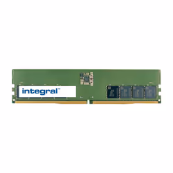 Integral 16GB PC RAM MODULE DDR5 5600MHZ UNBUFFERED NON-ECC 1.1V 2GX8 CL46, 16 Go, 1 x 16 Go, DDR5, 5600 MHz, 288-pin DIMM