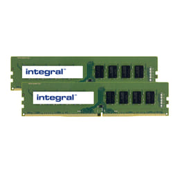 Integral 16GB (2X8GB) PC RAM MODULE KIT DDR4 2400MHZ PC4-19200 UNBUFFERED NON-ECC 1.2V 1GX8 CL17 module de mémoire 16 Go 2 x 8 Go
