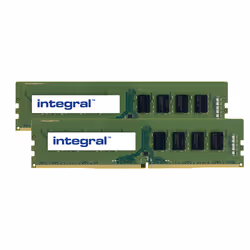 Integral 32GB (2x16GB) PC RAM MODULE KIT DDR4 3200MHZ PC4-25600 UNBUFFERED NON-ECC 1.2V 2GX8 CL22, 32 Go, 2 x 16 Go, DDR4, 32 ...