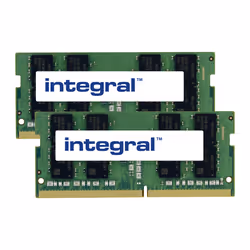 Integral 32GB (2x16GB) LAPTOP RAM MODULE KIT DDR4 3200MHZ PC4-25600 UNBUFFERED NON-ECC 1.2V 2GX8 CL22 VALUE, 32 Go, 2 x 16 Go ...