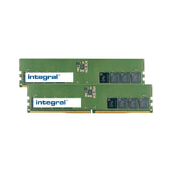 Integral 32GB (2x16GB) PC RAM MODULE KIT DDR5 4800MHZ PC5-38400 UNBUFFERED NON-ECC 1.1V 2GX8 CL40 module de mémoire 32 Go 2 x 16 Go