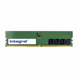 Integral 32GB PC RAM MODULE DDR5 4800MHZ PC5-38400 UNBUFFERED NON-ECC 1.1V 2GX8 CL40, 32 Go, 1 x 32 Go, DDR5, 4800 MHz, 288-p ...