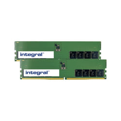 Integral 64GB (2x32GB) PC RAM MODULE KIT DDR5 4800MHZ PC5-38400 UNBUFFERED NON-ECC 1.1V 2GX8 CL40 module de mémoire 64 Go 2 x 32 Go