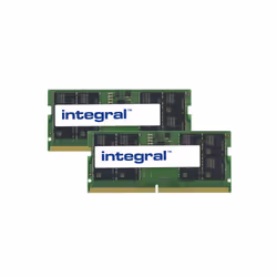 Integral 32GB (2x16GB) LAPTOP RAM MODULE KIT DDR5 4800MHZ PC5-38400 UNBUFFERED NON-ECC 1.1V 2GX8 CL40, 32 Go, 2 x 16 Go, DDR5 ...