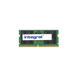 Integral 32GB LAPTOP RAM MODULE DDR5 4800MHZ PC5-38400 UNBUFFERED NON-ECC 1.1V 2GX8 CL40 module de mémoire 32 Go 1 x 32 Go