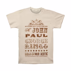 The Beatles - T-shirt MR KITE - Adulte (Sable)