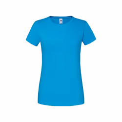 Fruit of the Loom - T-shirt PREMIUM - Femme (Azur)