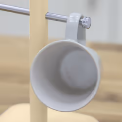 Swan Retro Porte-gobelet Crème Chrome, Fer, Acier inoxydable