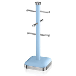 Swan Retro Porte-gobelet Bleu Chrome, Fer, Acier inoxydable