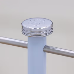 Swan Retro Porte-gobelet Bleu Chrome, Fer, Acier inoxydable