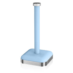 Swan Retro Support de papier toilette sur table Fer Bleu